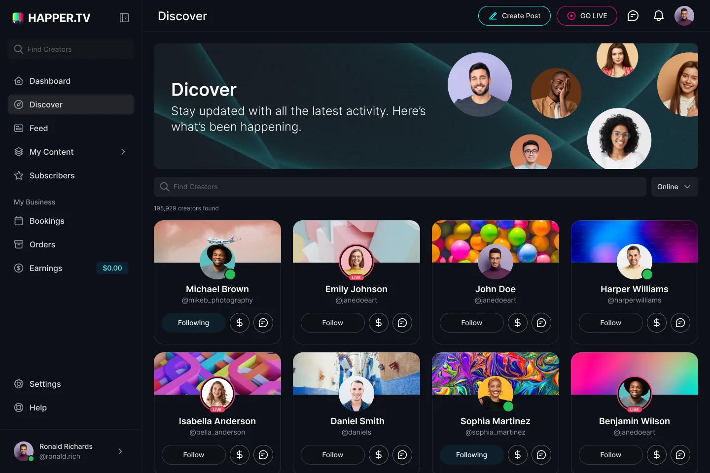 HAPPER.TV screenshot
